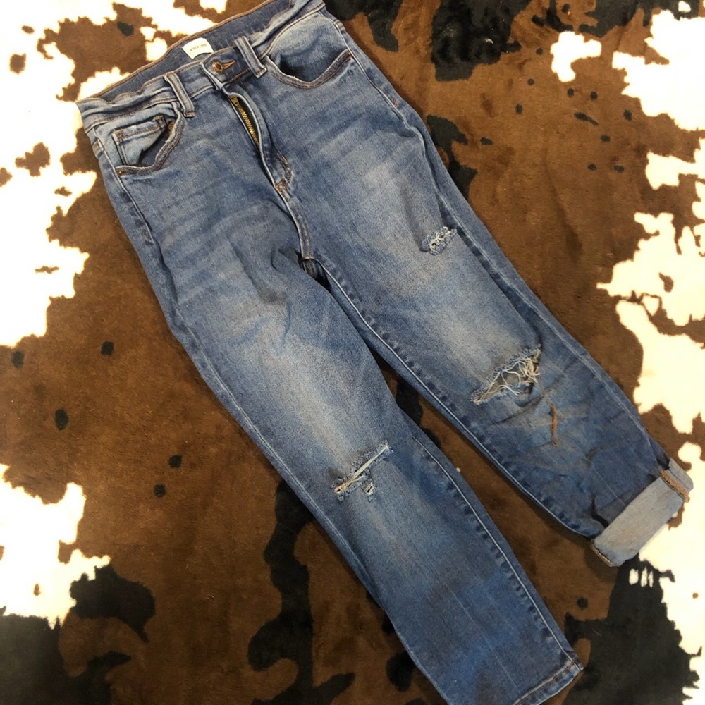 Highwaisted mom jeans